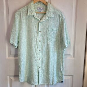 Southern Tide Light Seafoam Green Short-Sleeve Button-Down Shirt